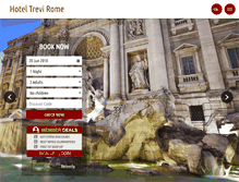 Tablet Screenshot of hoteltrevirome.com